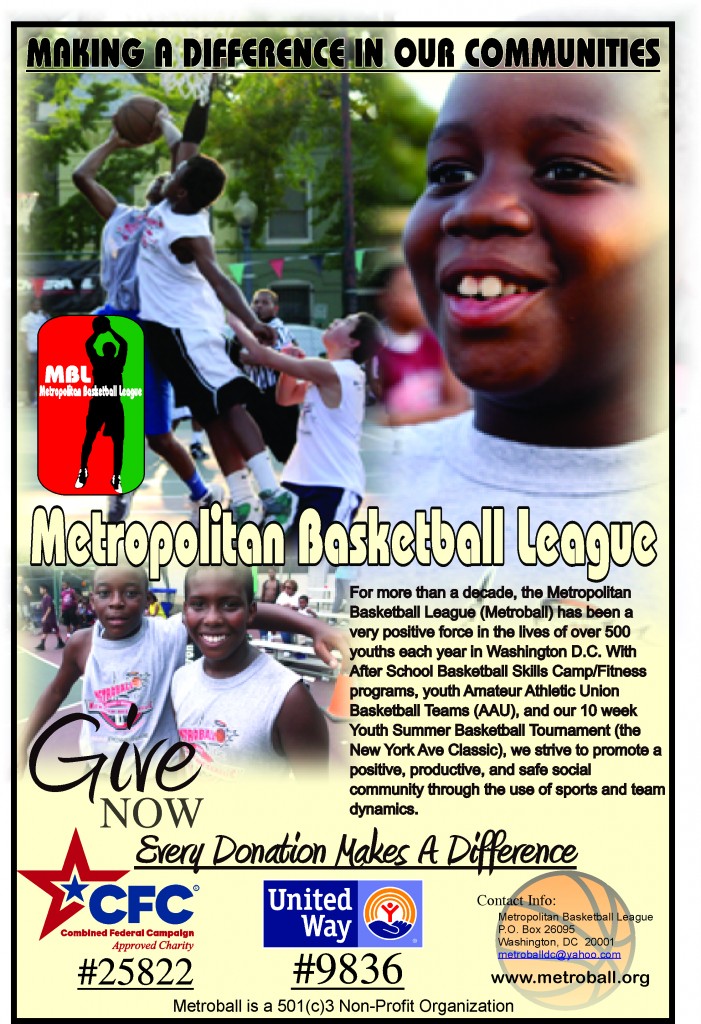 Metroball Donation Poster